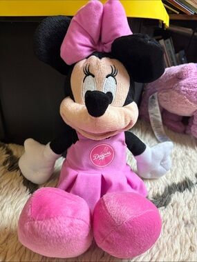 Disney Minnie Mouse Plush Toy - Pink Bow & Dress